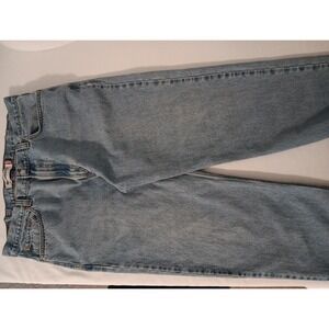 Levi's 550 Relaxed Fit Jeans Men's 38x30 Red Tab Denim Light Wash Cotton Blue